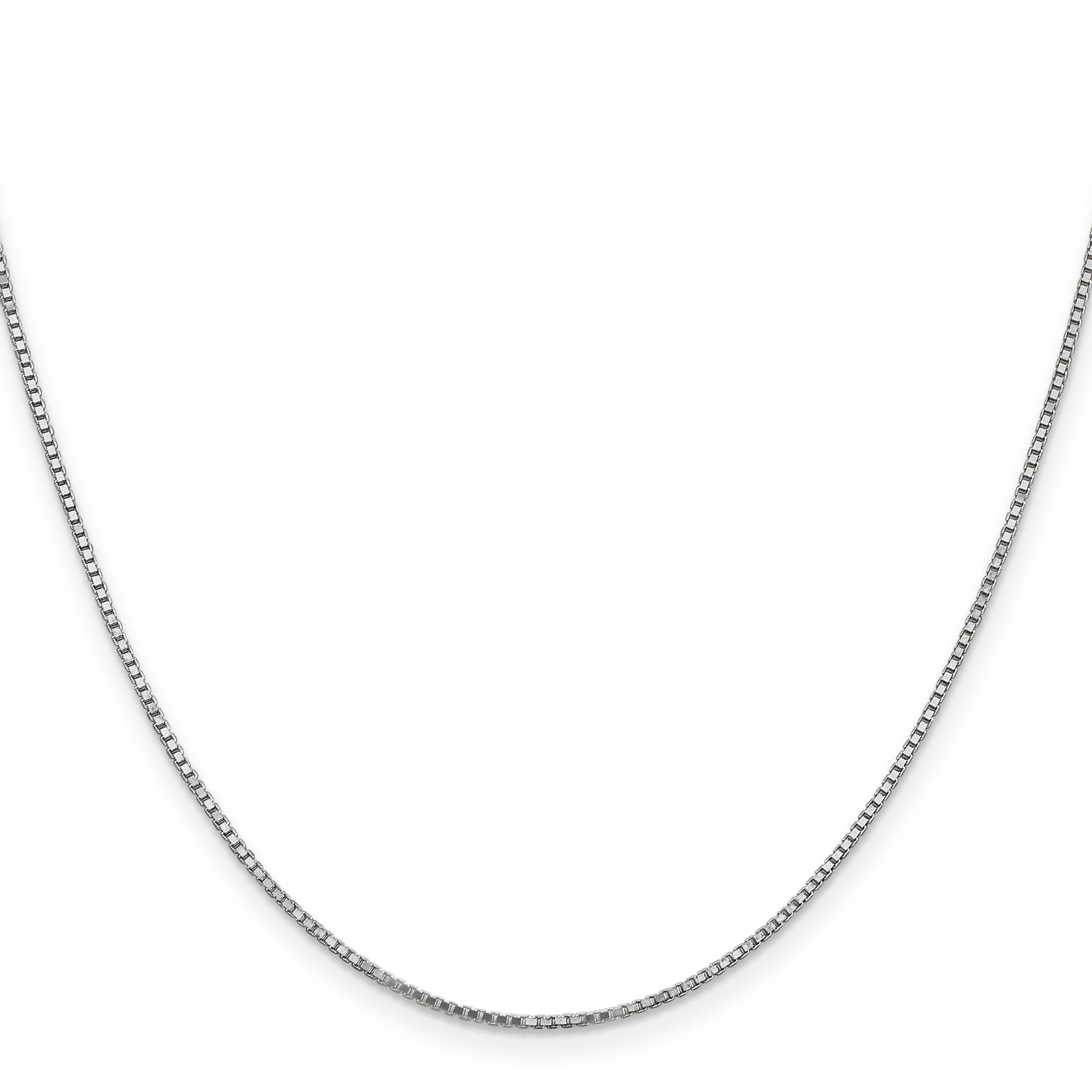 20 Inch 10K Wg 1.1mm Box Chain Necklace