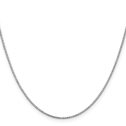 20 Inch 10K Wg 1.1mm Box Chain Necklace