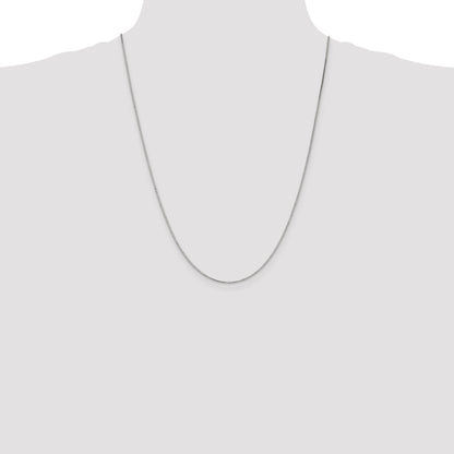 24 Inch 10K Wg 1.1mm Box Chain Necklace