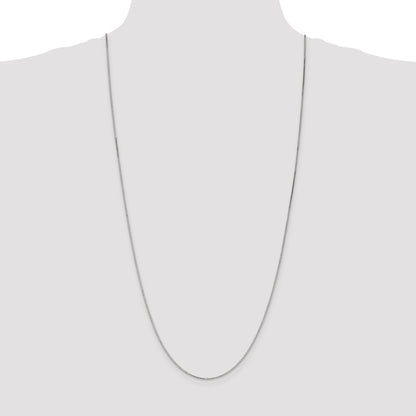 30 Inch 10K Wg 1.1mm Box Chain Necklace