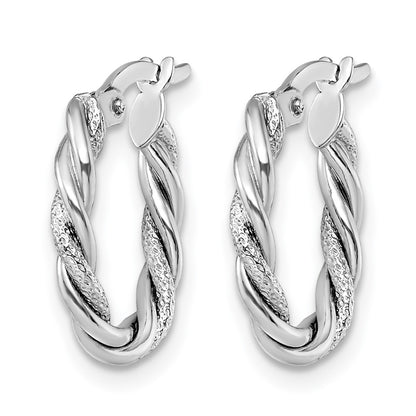10K White Gold Earrings