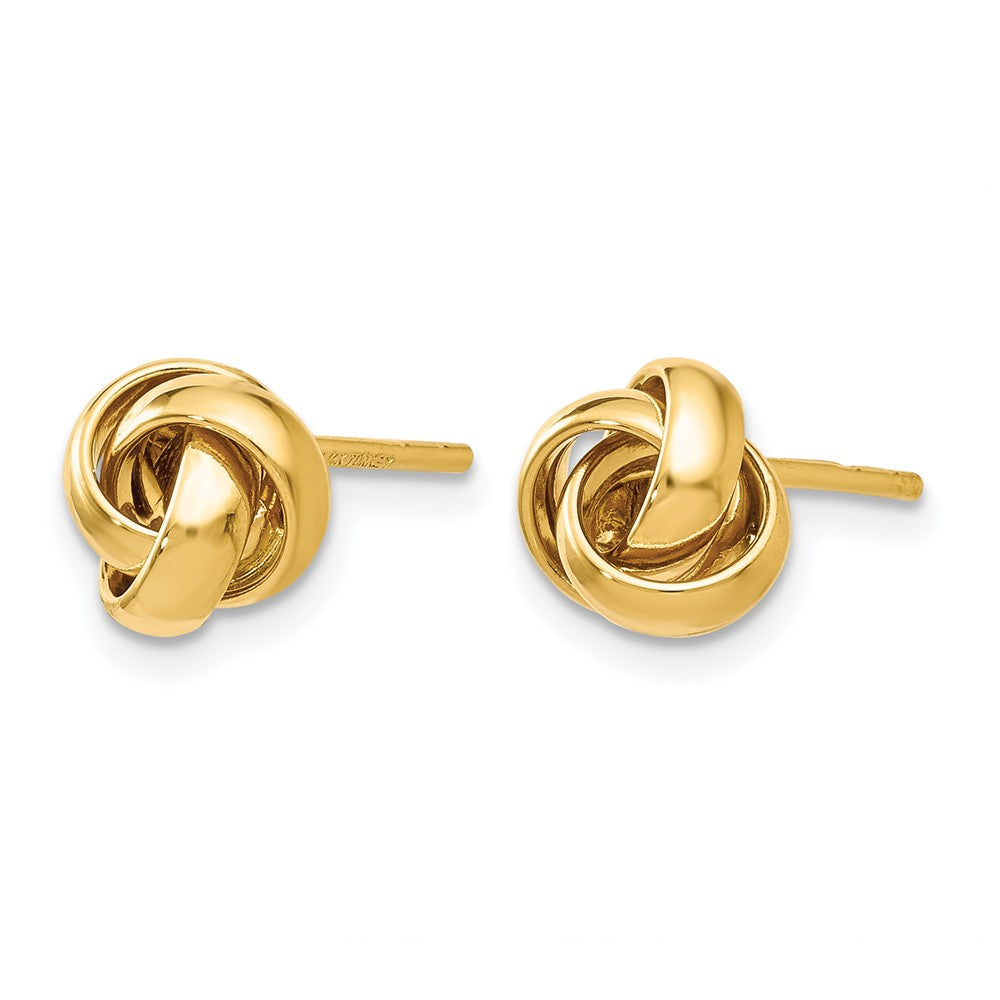 10K Yellow Gold Polished Post Earrings