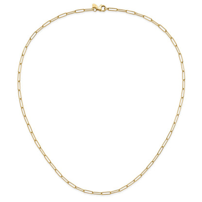 10K Yellow Gold Polished Fancy Link Necklace
