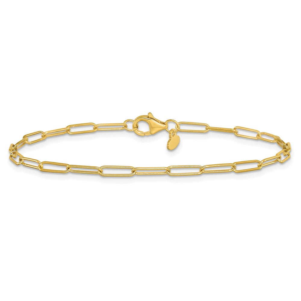 10K Yellow Gold Polished Fancy Link Bracelet
