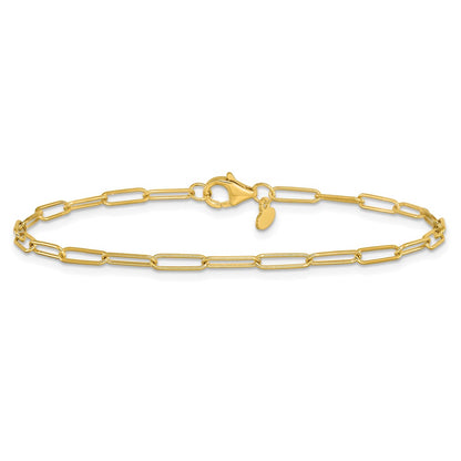 10K Yellow Gold Polished Fancy Link Bracelet