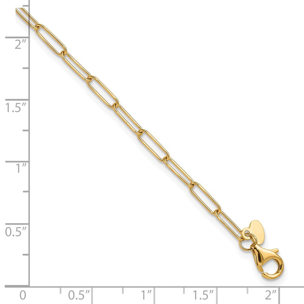10K Yellow Gold Polished Fancy Link Bracelet
