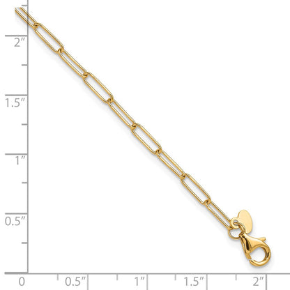 10K Yellow Gold Polished Fancy Link Bracelet