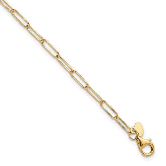 10K Yellow Gold Polished Fancy Link Bracelet