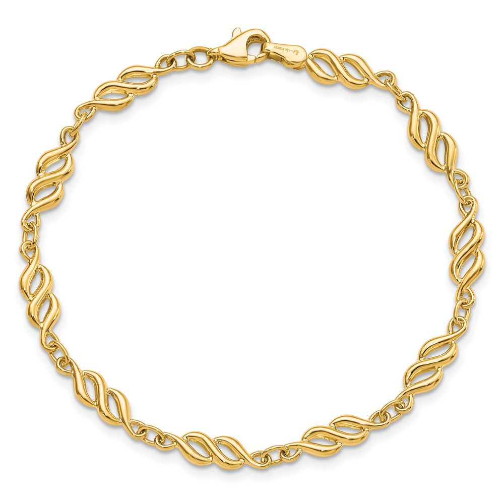 10K Yellow Gold Polished Bracelet