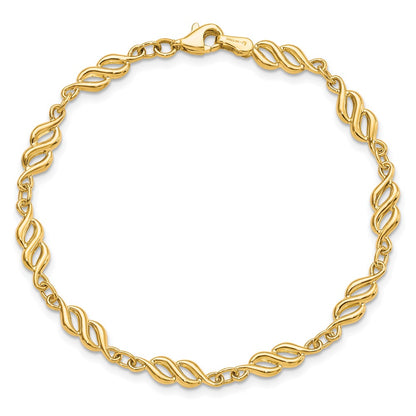 10K Yellow Gold Polished Bracelet