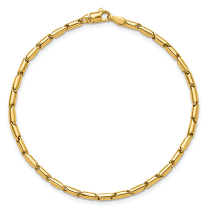 10K Yellow Gold Polished Fancy Link Bracelet