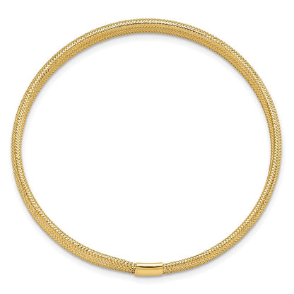 10K Yellow Gold Polished Stretch Bracelet