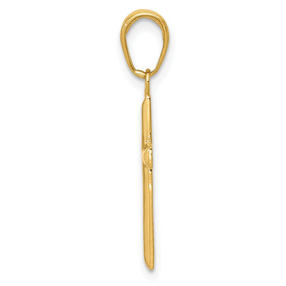 10K Yellow Gold 10K Small Cross Pendant