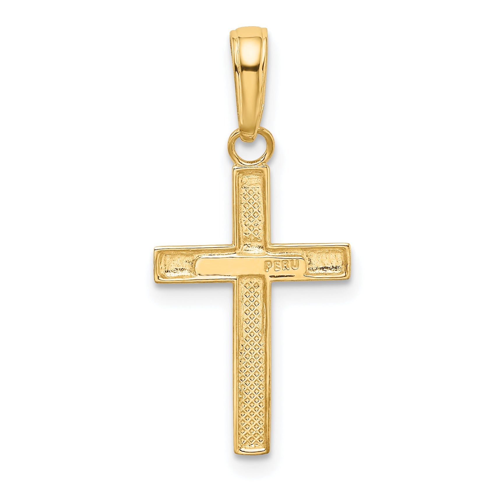 10K Yellow Gold 10K Small Cross Pendant