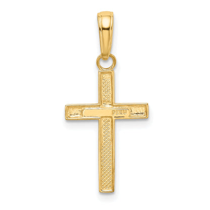 10K Yellow Gold 10K Small Cross Pendant
