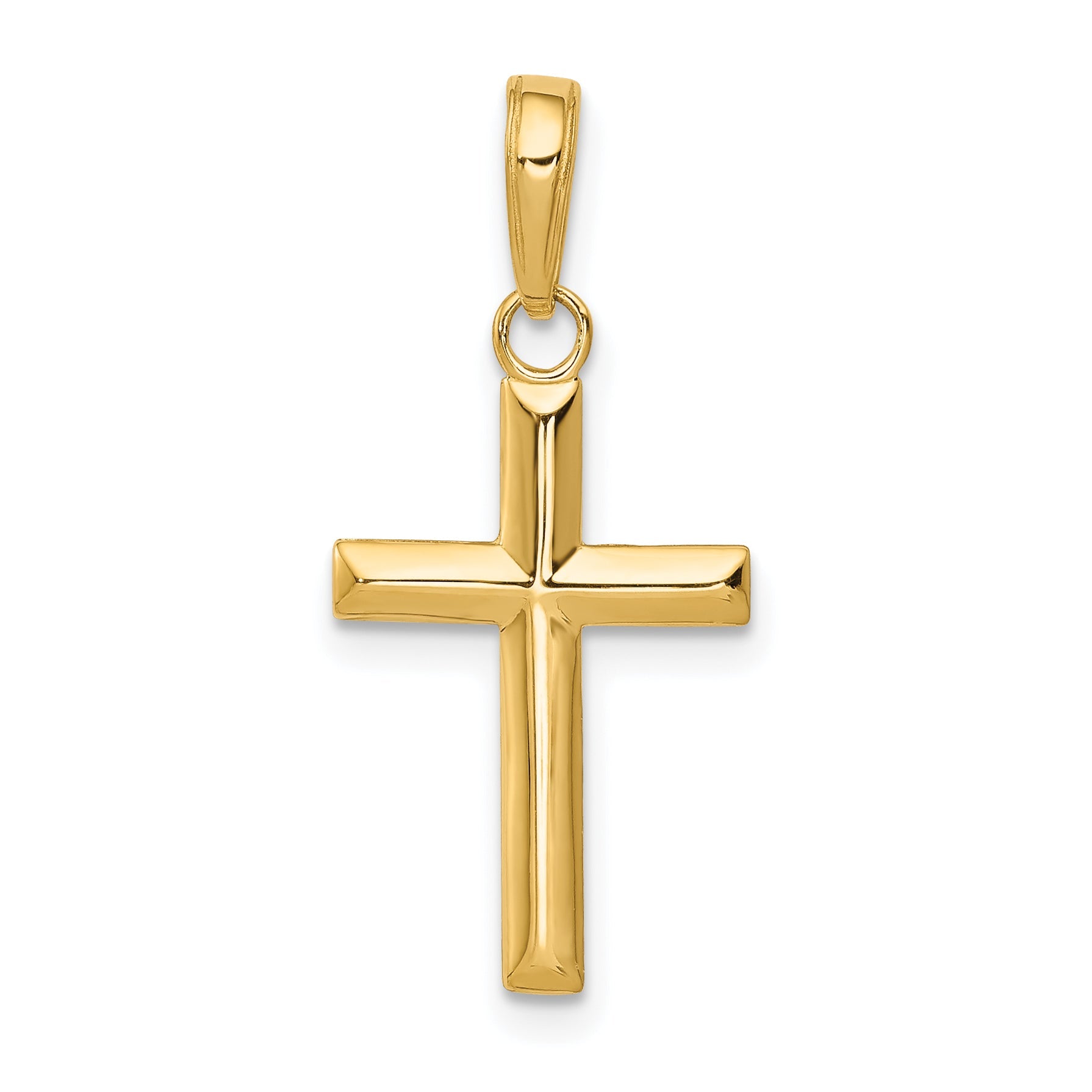 10K Yellow Gold 10K Small Cross Pendant