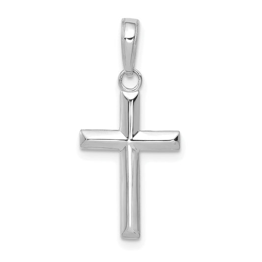 10K White Gold 10K Small Cross Pendant