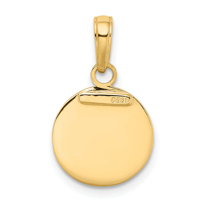 10K Yellow Gold 10K Saint Christopher Medal Charm