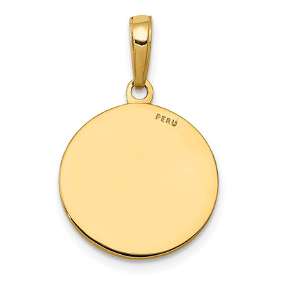 10K Yellow Gold Saint Joseph Medal Charm
