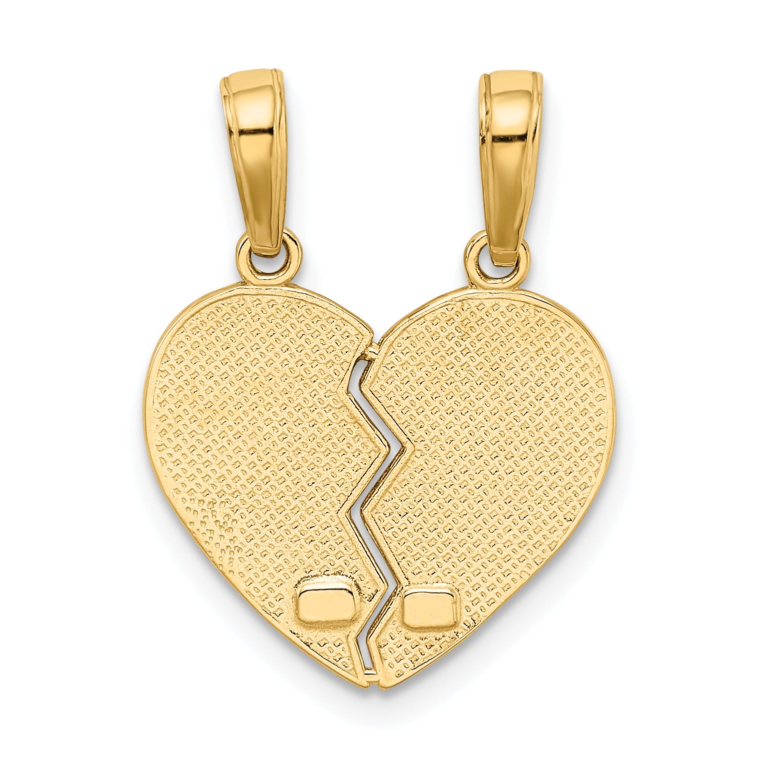 10K Yellow Gold 10K I Love You 2 Piece Break-A-Part Charm