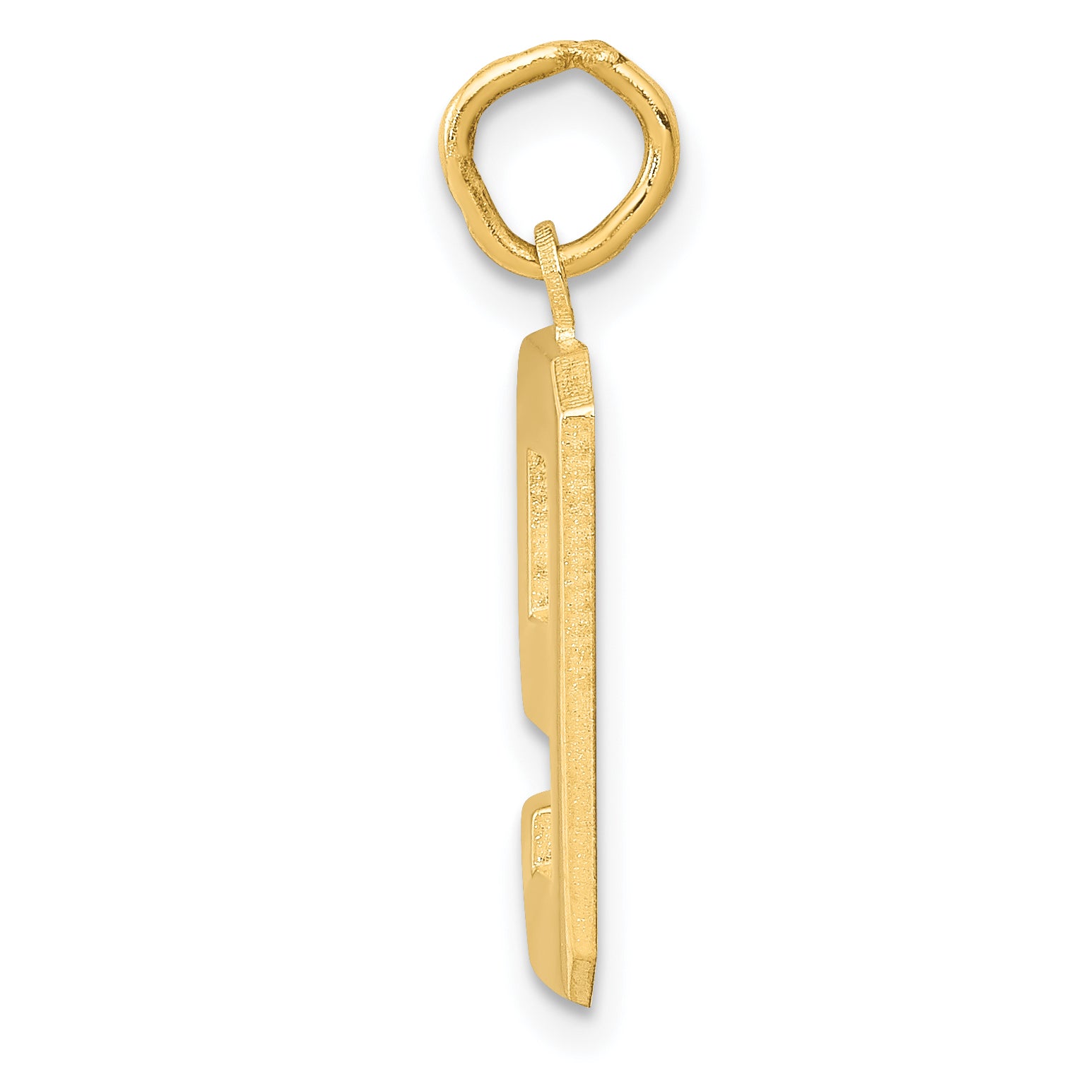 10K Yellow Gold Medium Polished Number 9 Charm