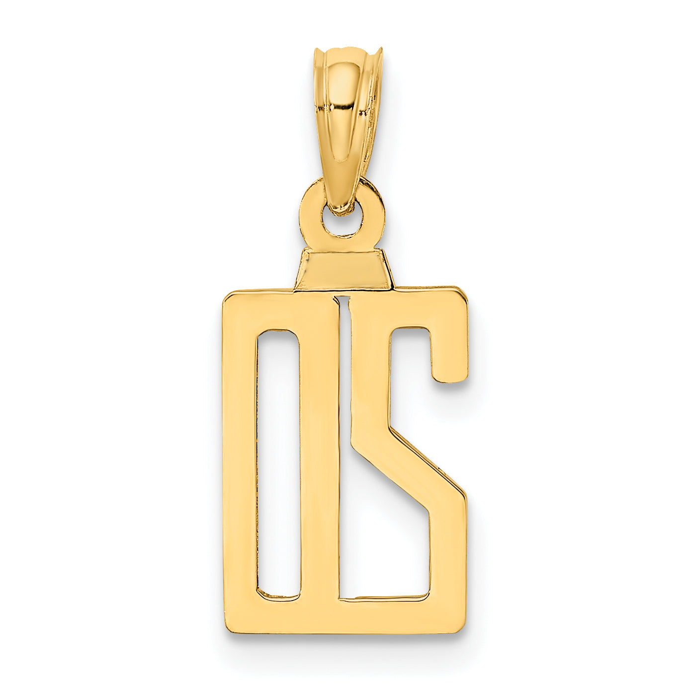10K Yellow Gold 10K Number 20 Pendant