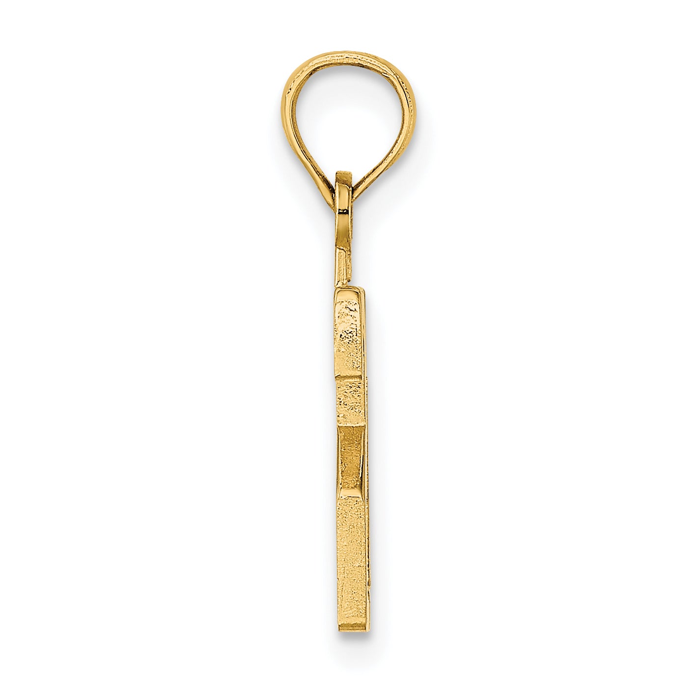 10K Yellow Gold 10K Number 21 Pendant