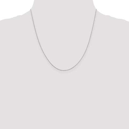 20 Inch 10K Wg .6mm D/C Round Open Link Cable Chain Necklace