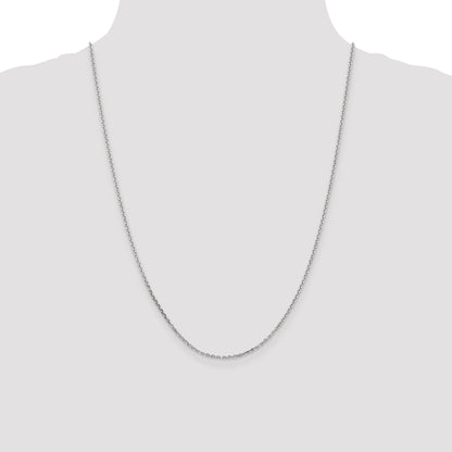 24 Inch 10K Wg 1.65mm D/C Cable Chain Necklace