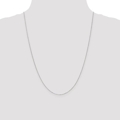 24 Inch 10K Wg .8mm D/C Cable With Spring Ring Clasp Chain Necklace