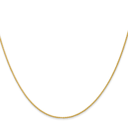 10K Yellow Gold 1.0mm Parisian Wheat Chain