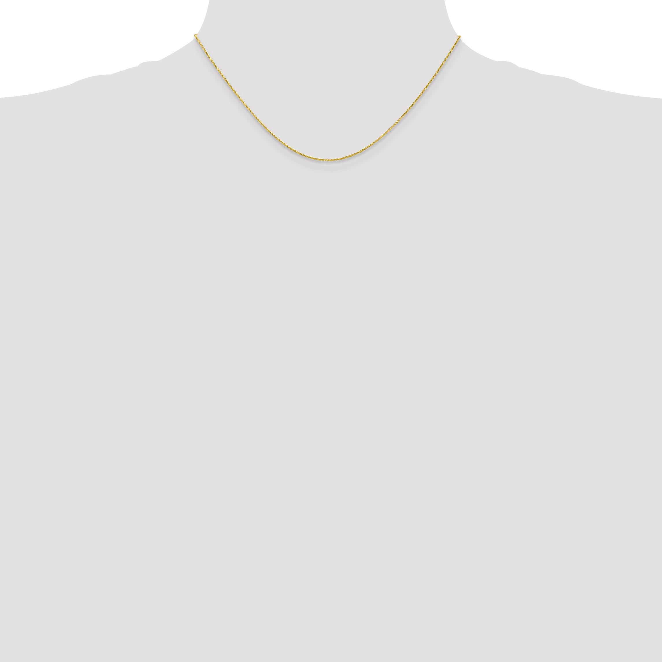 10K Yellow Gold 1.0mm Parisian Wheat Chain