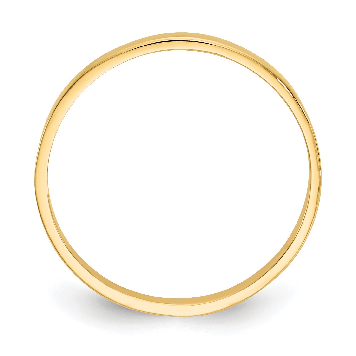 10K Yellow Gold 10K High Polished Band Childs Ring