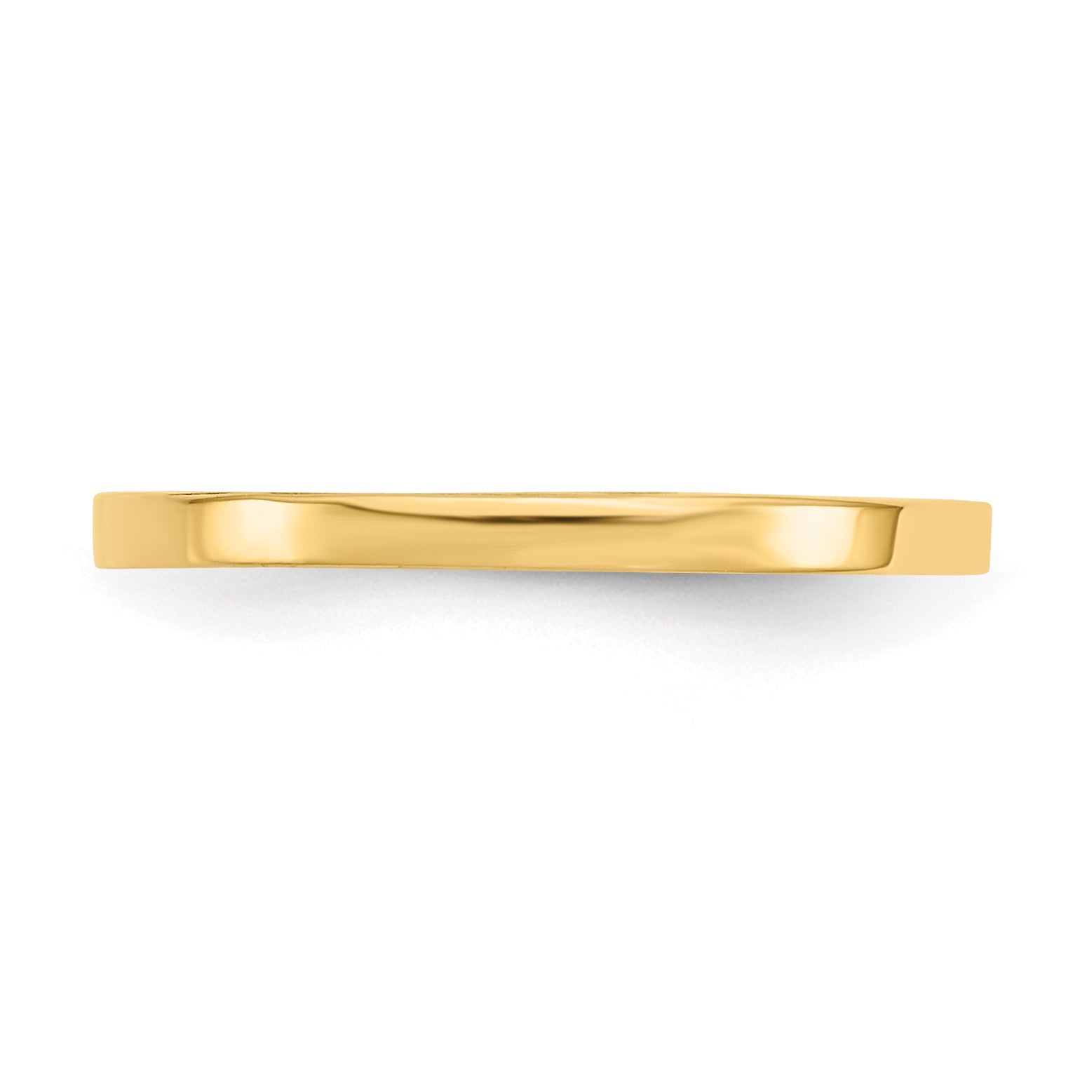 10K Yellow Gold 10K High Polished Band Childs Ring