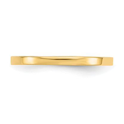 10K Yellow Gold 10K High Polished Band Childs Ring