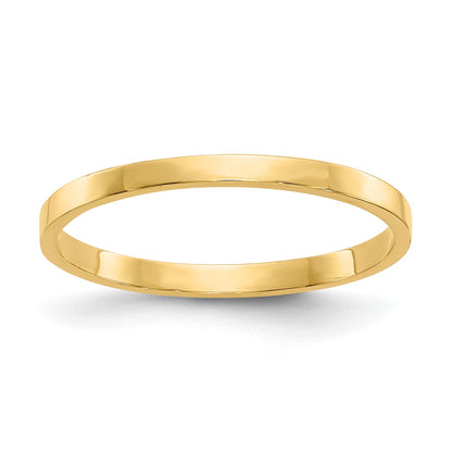 10K Yellow Gold 10K High Polished Band Childs Ring
