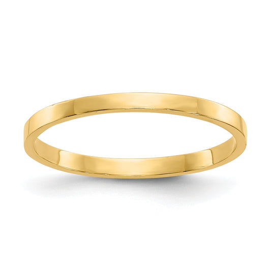 10K Yellow Gold 10K High Polished Band Childs Ring