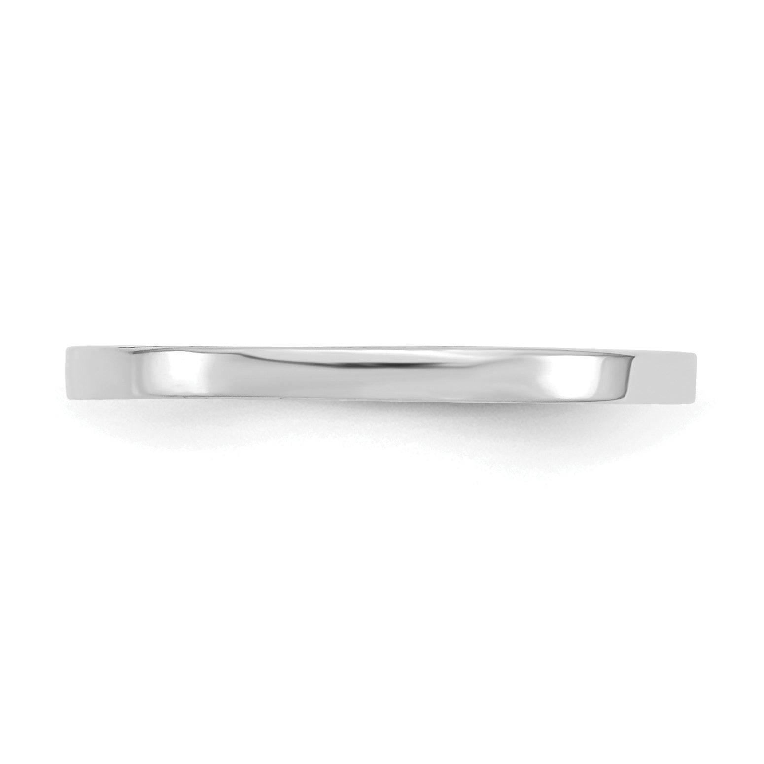 10K White Gold 10K Polished Childs Ring