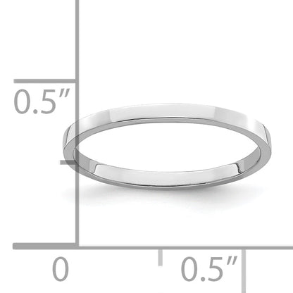 10K White Gold 10K Polished Childs Ring