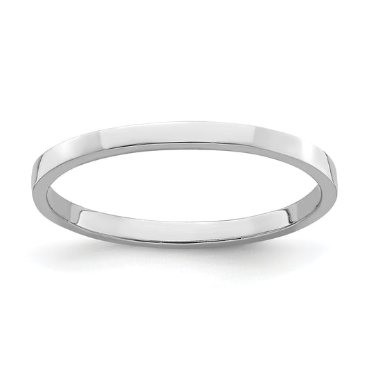 10K White Gold 10K Polished Childs Ring