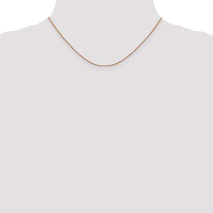 10K Rose Gold .9mm Box Chain