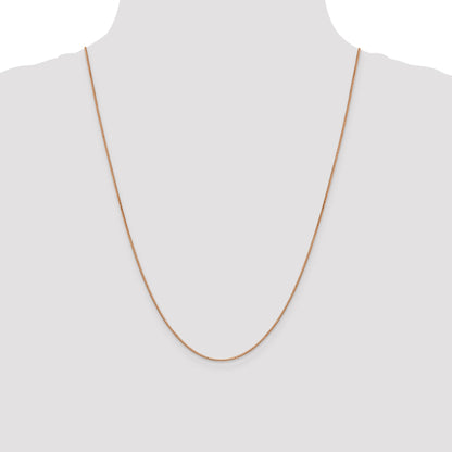 10K Rose Gold .9mm Box Chain