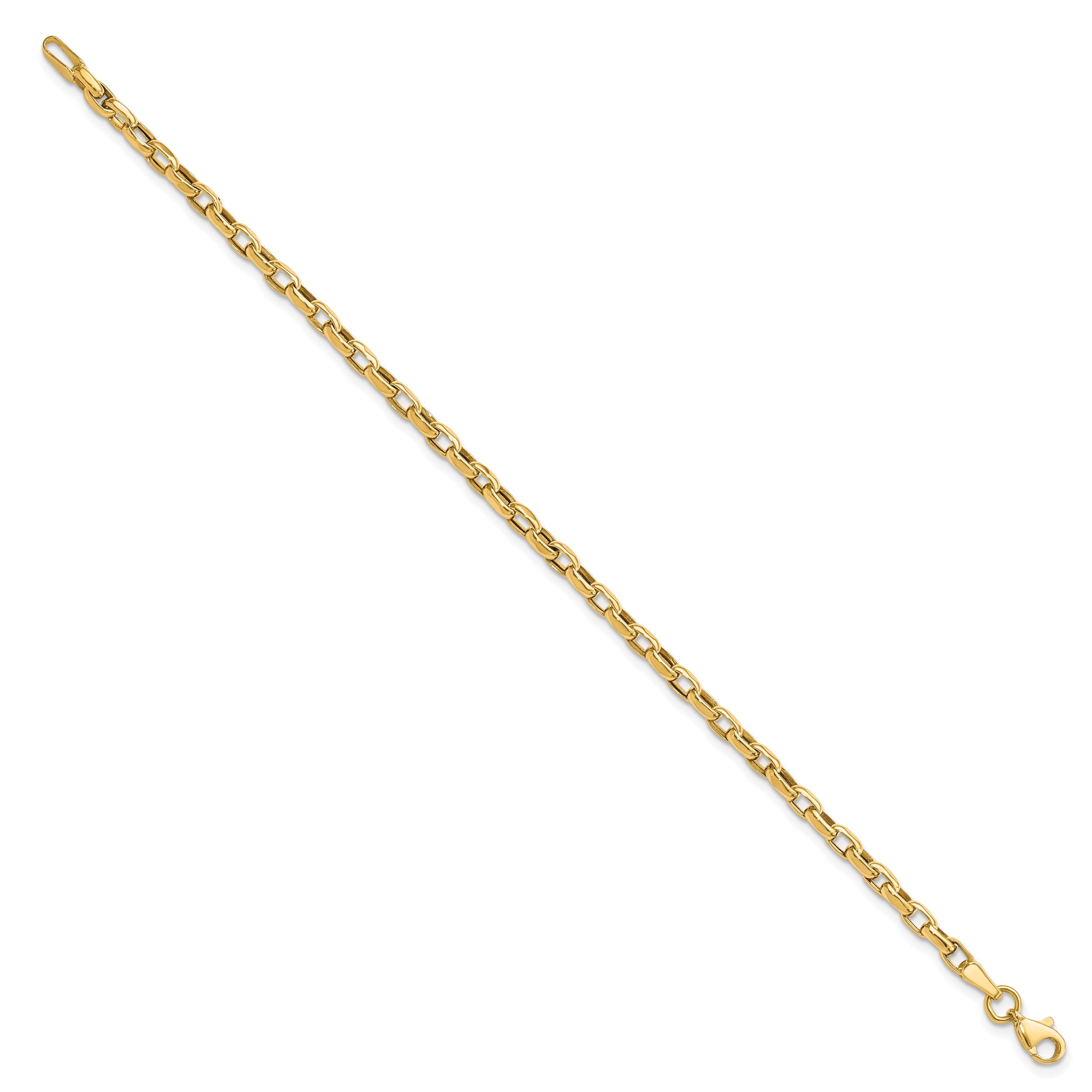 10K Yellow Gold Fancy Link Bracelet