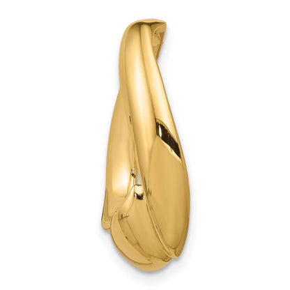 10K Yellow Gold 10K Oval Slide