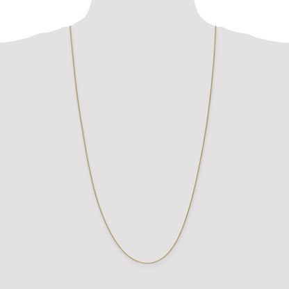 3 Inch 10K Yellow Gold .85mm Spiga Chain Necklace