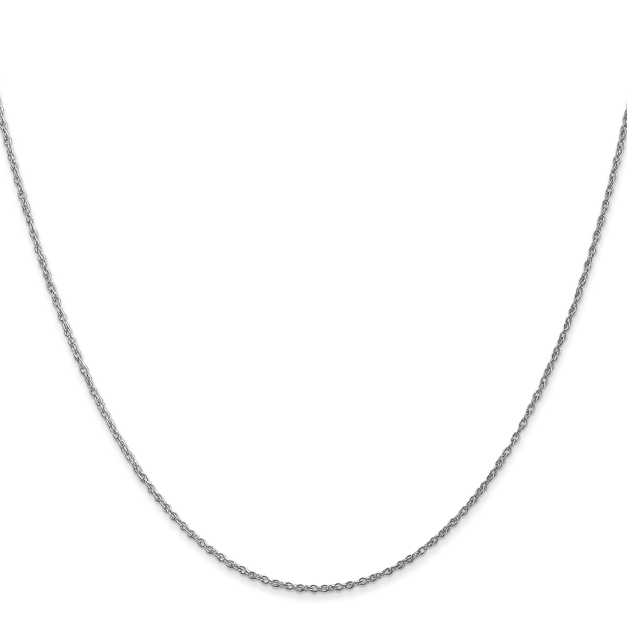 24 Inch 10K Wg .8mm Lite-Baby Rope Chain Necklace