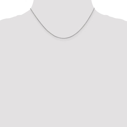 16 Inch 10K Wg .9mm Round Snake Chain Necklace