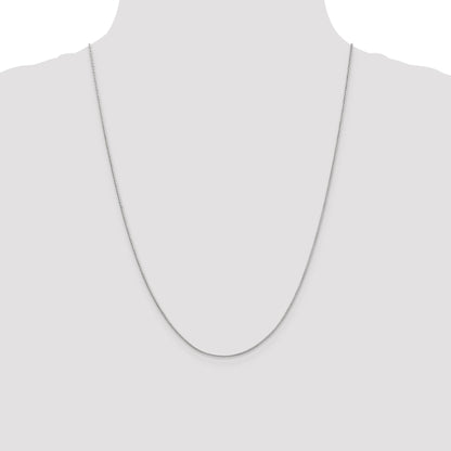 24 Inch 10K Wg .9mm Round Snake Chain Necklace