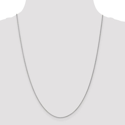 24 Inch 10K Wg 1.05mm Spiga Chain Necklace