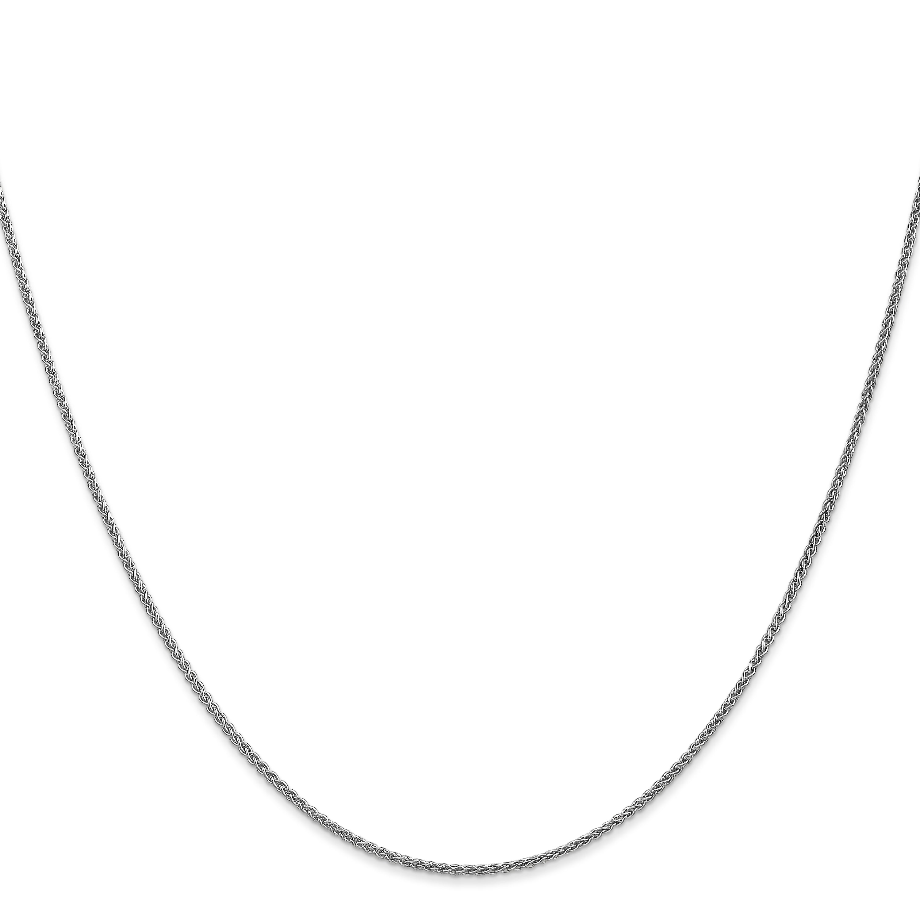 18 Inch 10K Wg 1.25mm Spiga Chain Necklace
